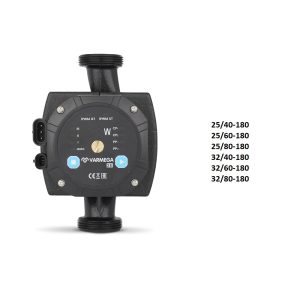 Энергоэффективныи циркуляционныи насос Varmega 2E с частотным регулированием, с гайками, кабелем и термоизоляцией