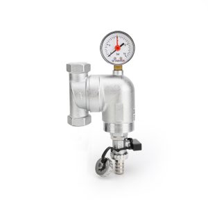 Фильтр сетчатый промывной Varmega VMSF03 поворотный, ВР-ВР c манометром